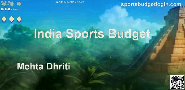 Portrait of Mehta Dhriti, Indian sports budget authority